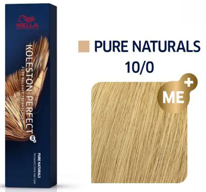 Фарба для волосся Wella Professionals Koleston Perfect Me+ Pure Naturals 10/0 60 мл (8005610627885) - зображення 2