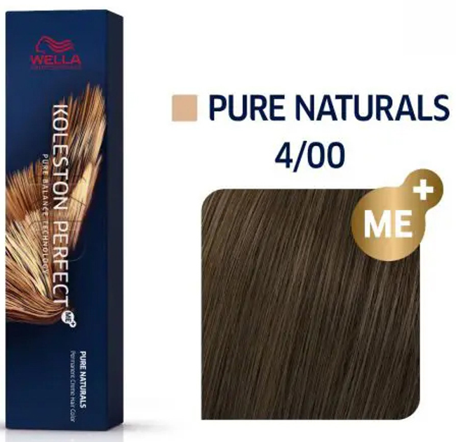 Фарба для волосся Wella Professionals Koleston Perfect Me+ Pure Naturals 4/00 60 мл (8005610651767) - зображення 2