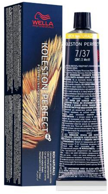 Фарба для волосся Wella Professionals Koleston Perfect Me+ Rich Naturals 7/37 60 мл (8005610626918) - зображення 1