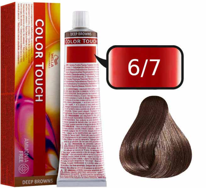 Farba do włosów Wella Professionals Color Touch Deep Browns 6/7 60 ml (4015600045197) - obraz 1