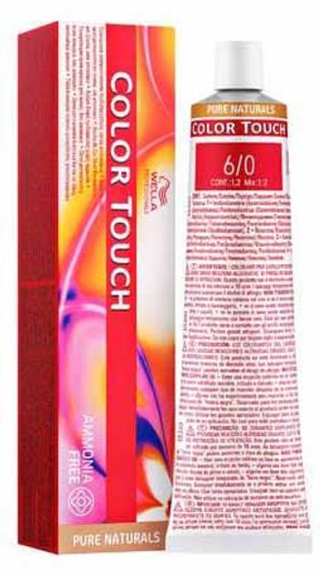 Farba do włosów Wella Professionals Color Touch Pure Naturals 6/0 60 ml (4015600044107) - obraz 1