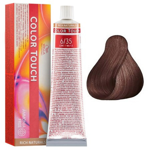 Farba do włosów Wella Professionals Color Touch Rich Naturals 6/35 60 ml (4015600035778) - obraz 1