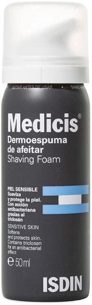 Піна для гоління Isdin Medicis Dermofoam Shaving Foam Sensitive Skin 50 мл (8470001921024) - зображення 1