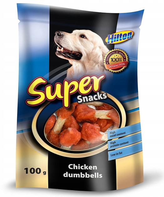Przysmak dla psa Hilton kurczakowe maczugi 100 g (5902205067381) - obraz 1