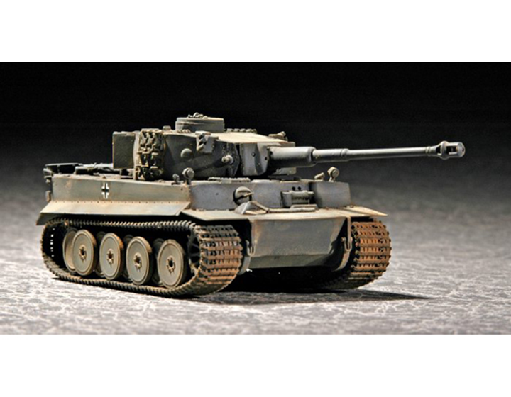 Model do sklejania i pomalowania Trumpeter Tiger I Ausf.E early (MTR-07242) - obraz 2