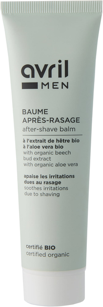 Płyn kosmetyczny po goleniu Avril After-shave Balm Men 100 ml Certified Organic (3662217006847) - obraz 1