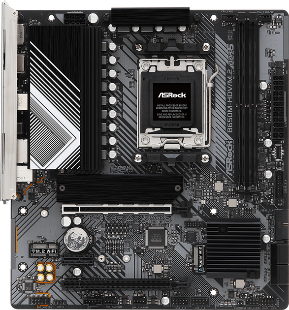 Płyta główna ASRock B650M-HDV/M.2 (sAM5, AMD B650, PCI-Ex16) - obraz 1