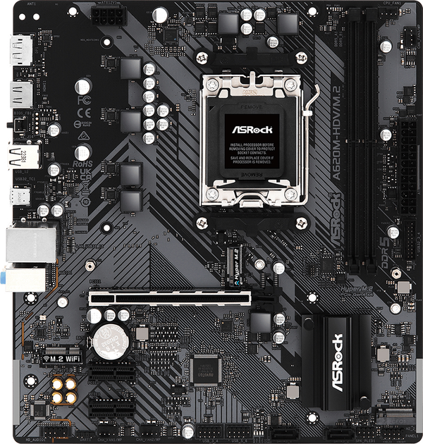 Płyta główna ASRock A620M-HDV/M.2 (sAM5, AMD A620, PCI-Ex16) - obraz 1