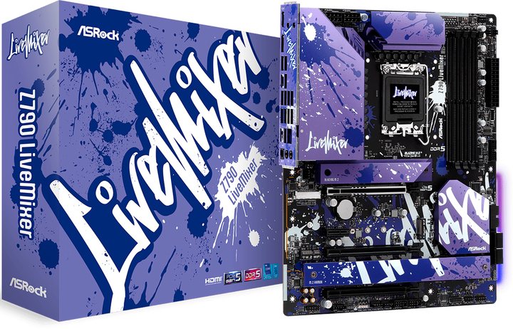 Материнська плата ASRock Z790 LiveMixer (s1700, Intel Z790, PCI-Ex16) - зображення 6