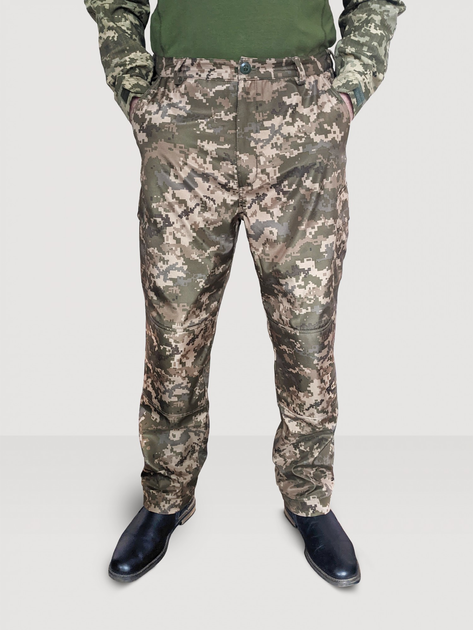 Штани утеплені на флісі тактичні, військові ЗСУ зимові піксель Розмір L (50) - зображення 1