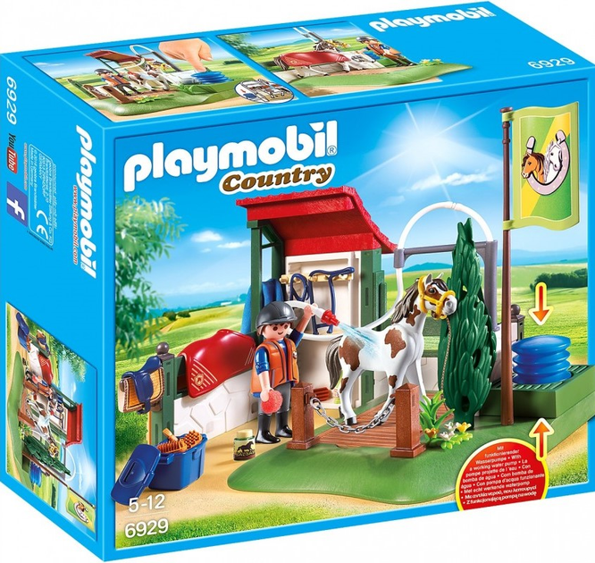 Набір Playmobil Country мийка для коней (4008789069290) - зображення 1