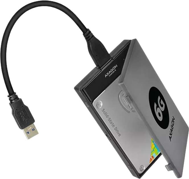 Зовнішня кишеня Axagon ADSA-1S6 для SSD/HDD 2.5" USB 3.0 - зображення 1