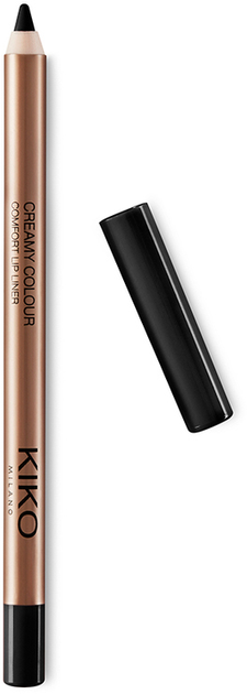 Олівець для губ Kiko Milano Creamy Colour Comfort Lip Liner 325 Black 1.2 г (8025272629072) - зображення 1