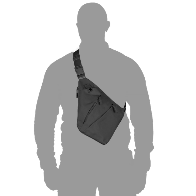 Тактична сумка Cobra Чорна Camotec розмір 32 х 25 - изображение 2
