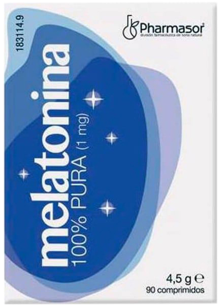 Suplement diety Pharmasor Homeosor Melatonin 1 mg 90 tabletek (8470001831149) - obraz 1