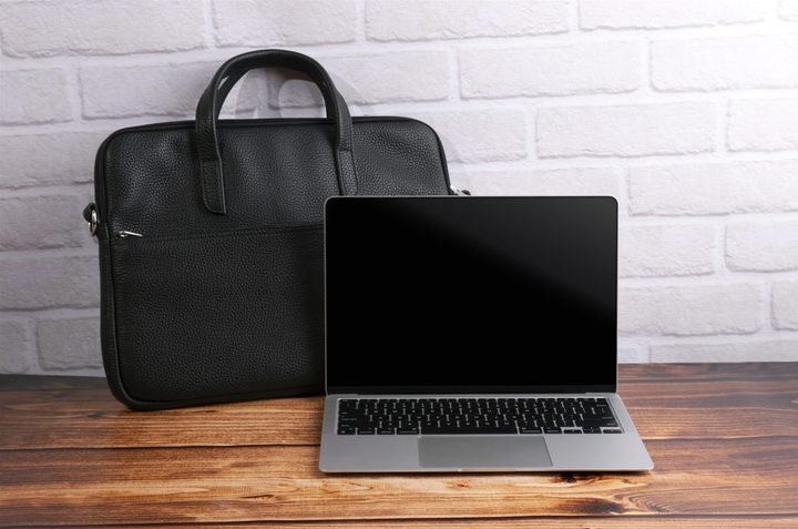 Torba na laptopa Baltan Crocodile 14" Czarna (BALT-AKT-002-02) - obraz 6