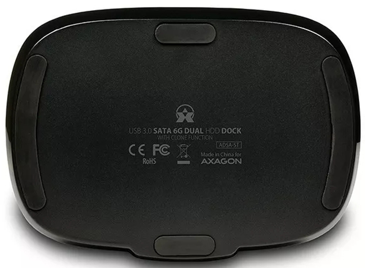 Stacja dokująca Axagon ADSA-ST do dysków SSD/HDD 2,5/3,5" 2x SATA 6G USB 3.2 Gen 1 - obraz 4