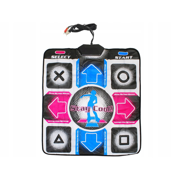 Танцевальный детский коврик музыкальный Stepmania Dance Mat для компьютера и телевизора, подключение USB/AV-тюльпан с нескользящей поверхностью - Фото 13 Танцевальный детский коврик музыкальный Stepmania Dance Mat для компьютера и телевизора, подключение USB/AV-тюльпан с нескользящей поверхностью - изображение 13