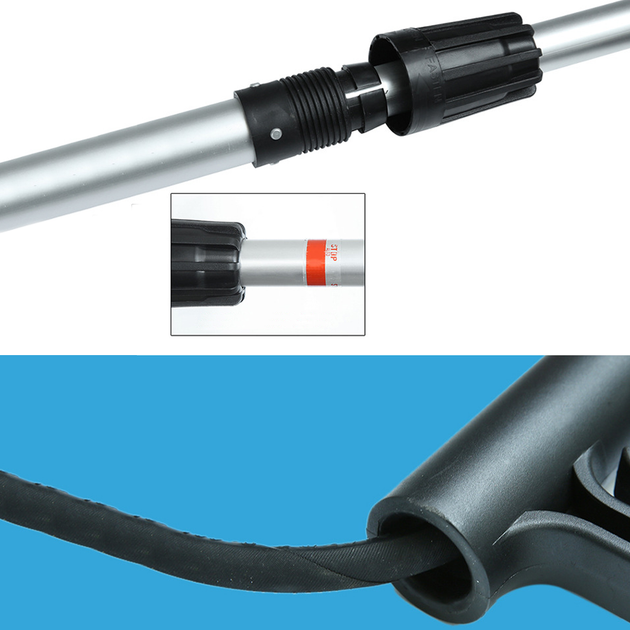 Насадка телескопічна на миття високого тиску CleanKit Telescopic Wash Spray з кутовим подовжувачем та п'ятьма форсунками-розпилювачами 0°, 15°, 25°, 40° та 60° - зображення 3