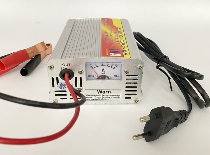 Зарядное устройство для аккумуляторов Energy Battery Charger BC-MA1210A с встроенным амперметром DC 12V 10A - изображение 4