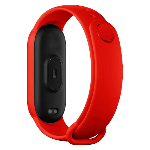 Фитнес браслет Smart Fit M5-Band спортивные часы с пульсометром, тонометром, шагомером, магнитной зарядкой и защитой от влаги IP67 - Red - изображение 2