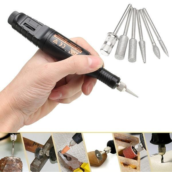 Прибор для маникюра и педикюра с насадками Nail Dryer 100-DM фрезер машинка для ногтей Черный - изображение 7