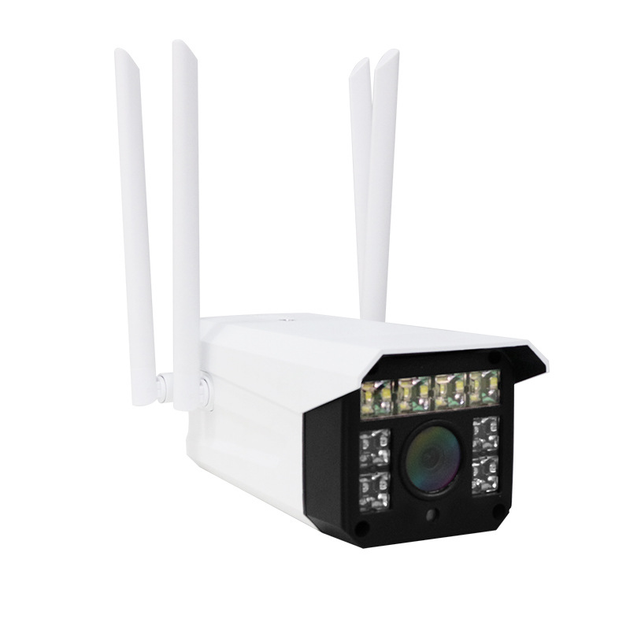 Уличная Wi-Fi IP камера видеонаблюдения цветная на 4 антенны Crystal Eye CY926 2 Мп ночная съёмка с микрофоном и датчиком движения - изображение 4