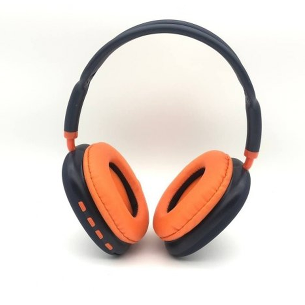 Повнорозмірні бездротові навушники Sound One P9-PRO Bluetooth гарнітура з MP3 плеєром, FM радіо, AUX, вбудований мікрофон, microSD Blue-Orange - Фото 4 Повнорозмірні бездротові навушники Sound One P9-PRO Bluetooth гарнітура з MP3 плеєром, FM радіо, AUX, вбудований мікрофон, microSD Blue-Orange - зображення 4