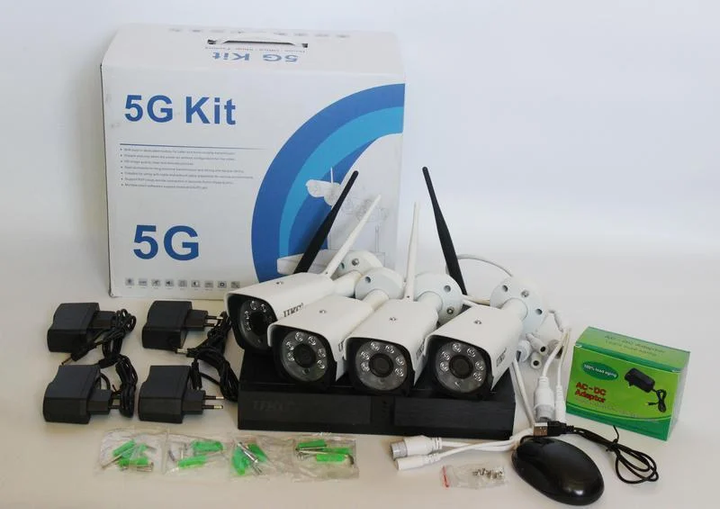 Комплект беспроводного видеонаблюдения WIFI 8 уличных камер GTM 2Мп и видеорегистратор AHD KIT с ночной съёмкой и определением движения Без монитора - изображение 11
