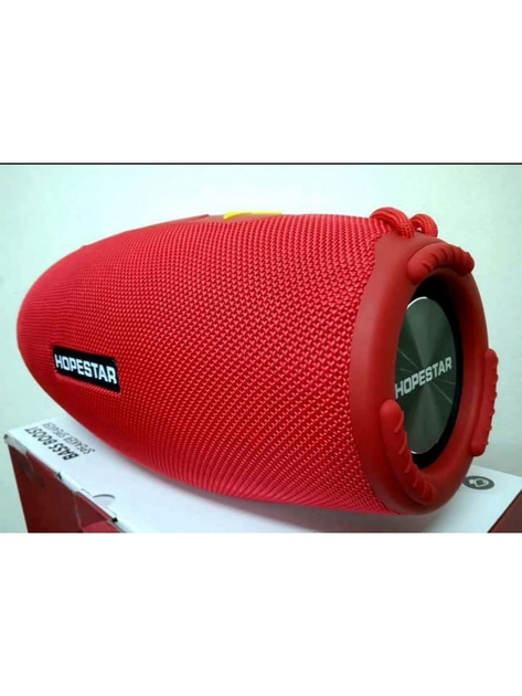 Бездротова колонка Bluetooth Hopestar H51-H з функцією Powerbank, USB, MicroSD, вологозахист IPX6, TWS 1+1, Red - зображення 3