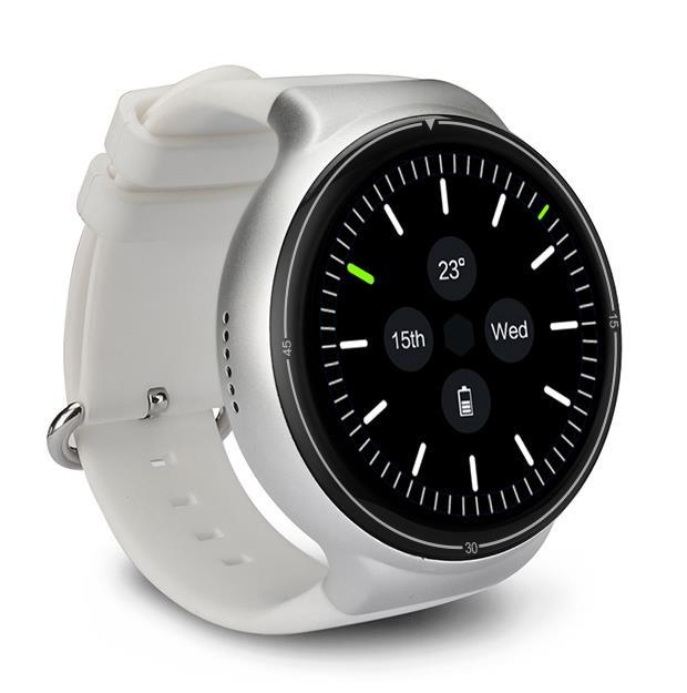 Розумний смарт годинник із сим картою Smart Watch i4-F15 Android 5.1 WiFi, GPS c функціями фітнес трекера, відповідь на дзвінок, 1GB/16Gb, екран 1.39" AMOLED White - зображення 12