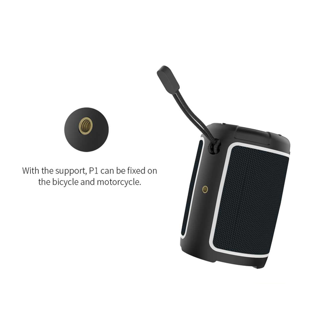 Портативна бездротова Bluetooth колонка Hopestar P1-WS водонепроникна IPX7, 1500mAh, USB, MicroSD Чорний - Фото 7 Портативна бездротова Bluetooth колонка Hopestar P1-WS водонепроникна IPX7, 1500mAh, USB, MicroSD Чорний - зображення 7