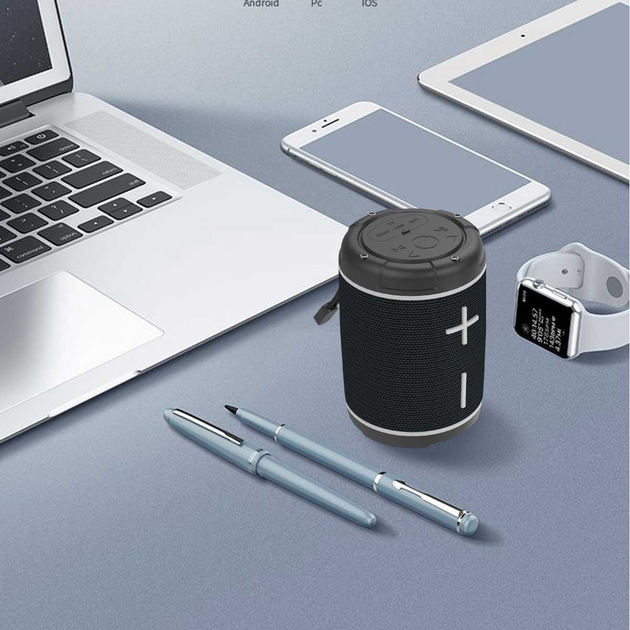 Портативна бездротова Bluetooth колонка Hopestar P1-WS водонепроникна IPX7, 1500mAh, USB, MicroSD Чорний - Фото 8 Портативна бездротова Bluetooth колонка Hopestar P1-WS водонепроникна IPX7, 1500mAh, USB, MicroSD Чорний - зображення 8
