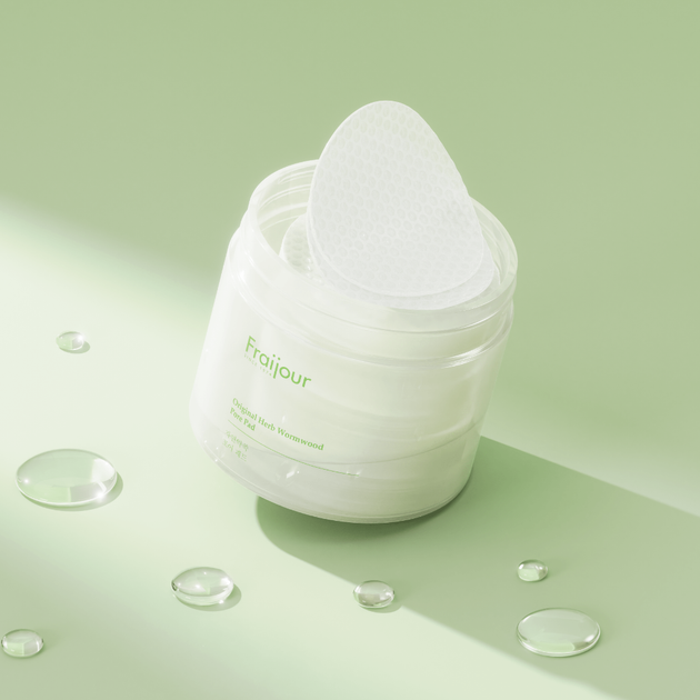 Пилинг-пады Fraijour Original Herb Wormwood Pore Pad 170 мл 60 шт (8802929008783) - изображение 4