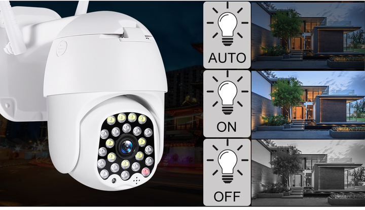 Уличная IP камера видеонаблюдения Wi-Fi цветная Istil 555 2Mp-1080P, PTZ с двухсторонней связью и ночной подсветкой - изображение 14