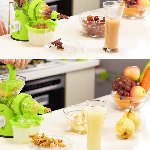 Ручная соковыжималка с вакуумным креплением мультифункциональная Juice Squeezer JS0569 для фруктов и овощей - изображение 11