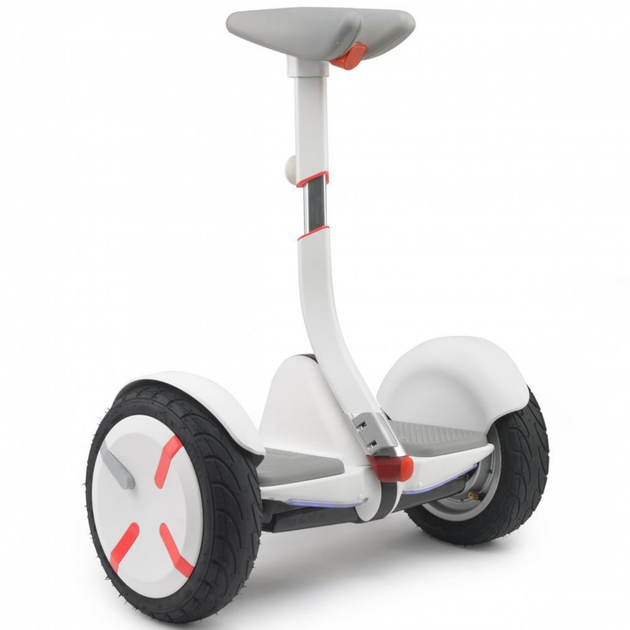 Сігвей Mirobot mini Pro з Bluetooth колонкою, великими колесами 10.5" і зарядом до 30км ходу Білий - Фото 2 Сігвей Mirobot mini Pro з Bluetooth колонкою, великими колесами 10.5" і зарядом до 30км ходу Білий - зображення 2
