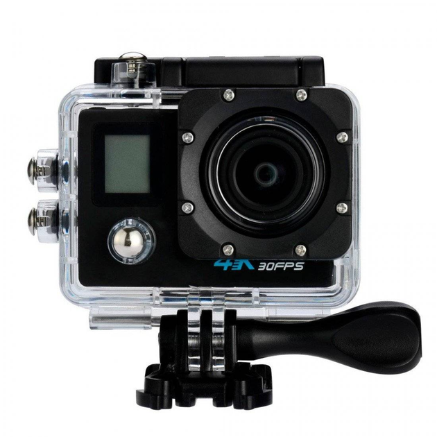 Экшн камера с аквабоксом и набором креплений Action Camera A100 WiFi 4K два экранама Черная + пульт - Фото 18 Экшн камера с аквабоксом и набором креплений Action Camera A100 WiFi 4K два экранама Черная + пульт - изображение 18