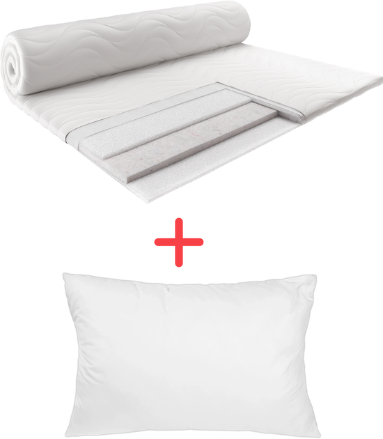 Тонкий матрац-топер USLEEP Sleeper Lite 140х200 см з подушкою 50х70 см від Rozetka на платформі USKIDKA Акція на Тонкий матрац-топер USLEEP Sleeper Lite 140х200 см з подушкою 50х70 см від Rozetka