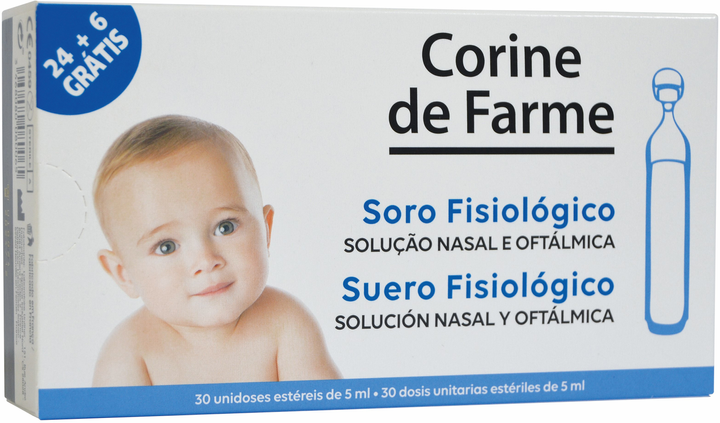 Сироватка для дітей Corine De Farme Physiological Serum 30x5 мл (3468080080065) - зображення 1