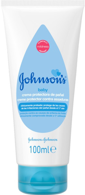 Krem pod pieluszkę Johnson's Baby Crema Protectora de panal 100 ml (3574661660912) - obraz 1