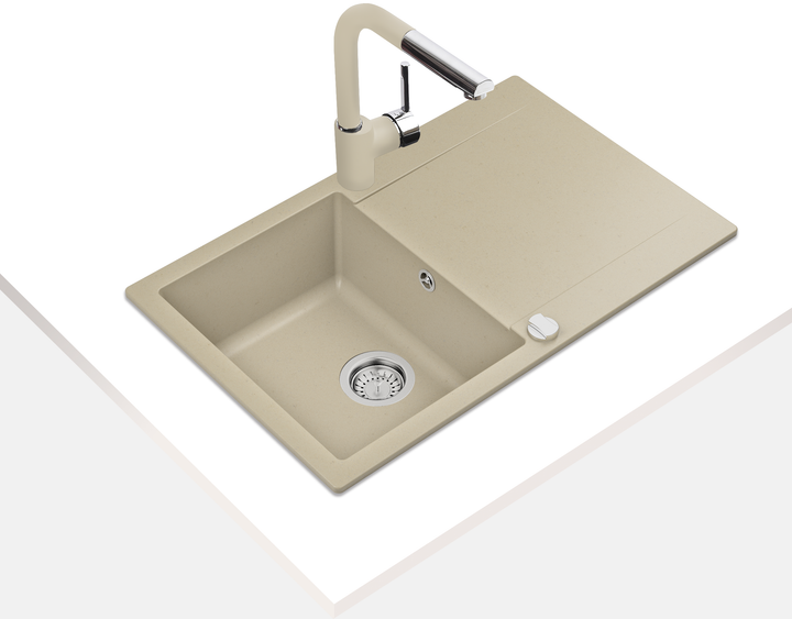 Кухонна мийка TEKA Easy Clivo 45 B-TQ 780x495x190 мм топаз (40148002) - зображення 2
