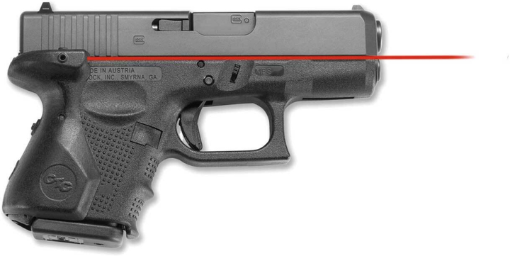 Лазерный целеуказатель Crimson Trace LG-852 на рукоять для GLOCK G4 26. Цвет - Красный - изображение 2