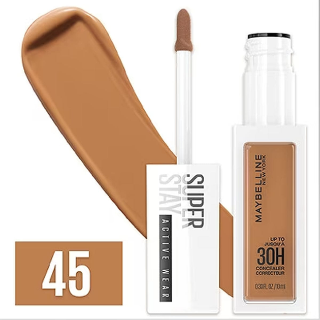 Podkład Maybelline Superstay Activewear 30h Corrector 45 Tan 30ml (3600531648039) - obraz 1