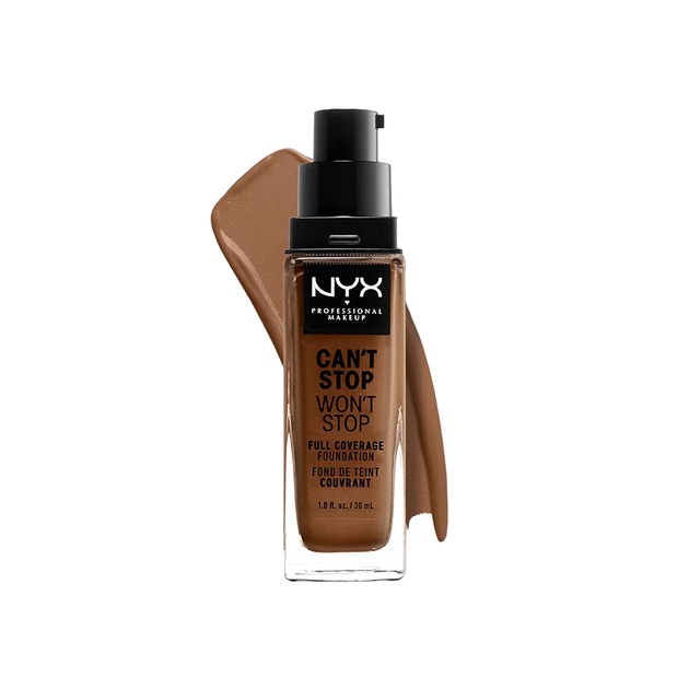 Тональний крем Nyx Can\'t Stop Won\'t Stop Full Coverage 17 Cappucciono 30 мл (800897157357) - зображення 1