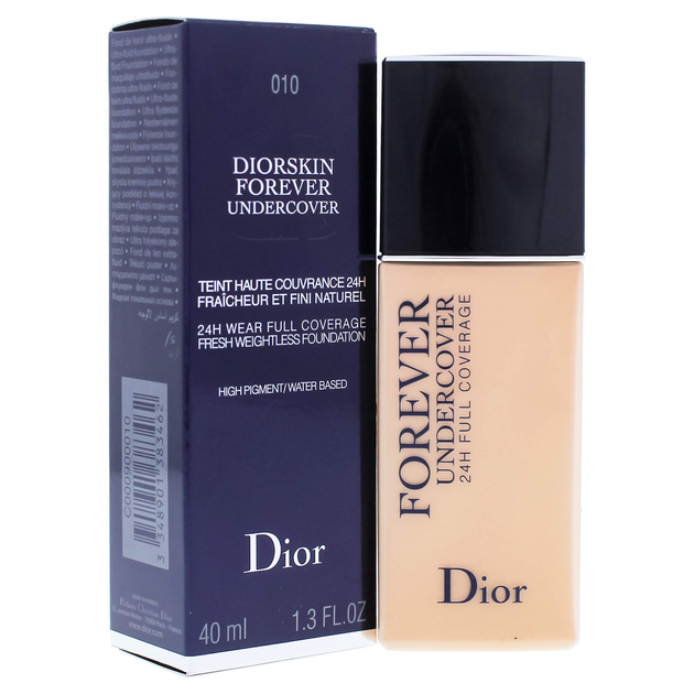 Podkład Dior Diorskin Forever Undercover Coverage Fluid Foundation 010 Ivory 40ml (3348901383462) - obraz 1