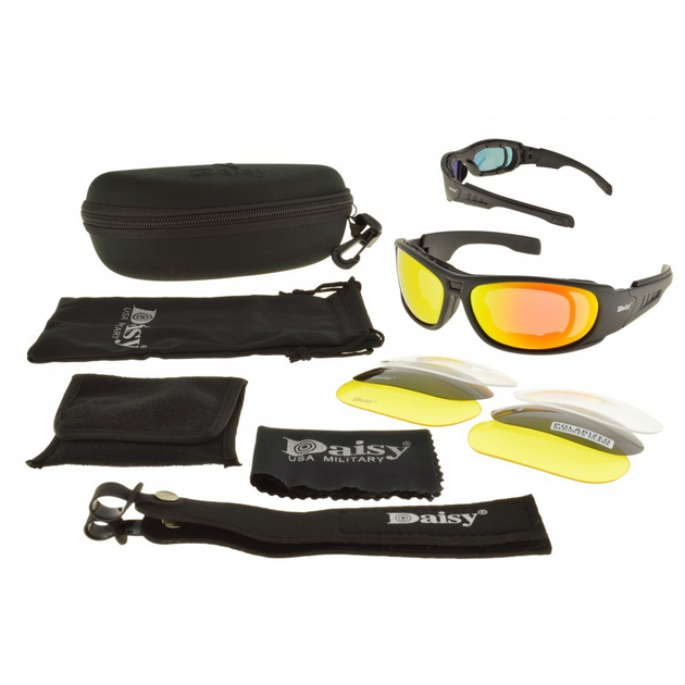 Тактические очки со сменными линзами, черные. 3-38764 - изображение 1