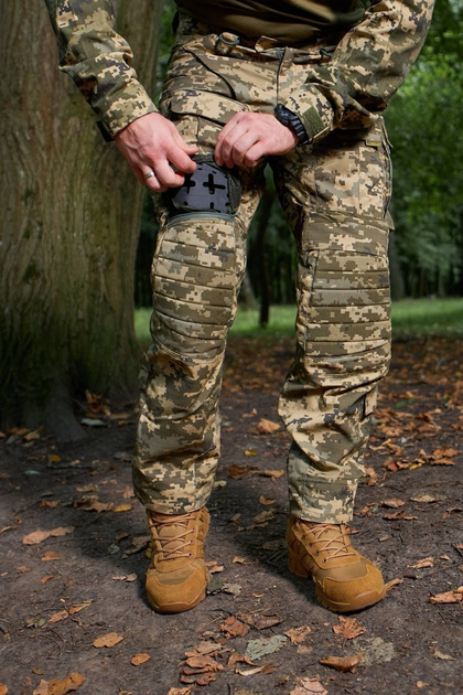 Военная тактическая форма Пиксель с наколенниками, тактический костюм пиксельный Пиксель ЗСУ комплект 48 - изображение 2