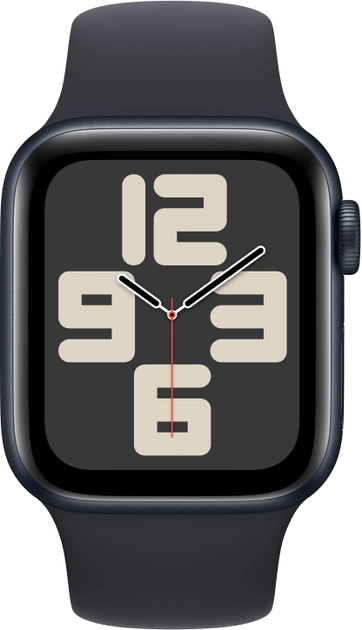 Smartwatch Apple Watch SE (2023) GPS + Cellular 40mm Midnight Aluminium Case with Midnight Sport Band - M/L (MRGA3) - obraz 2