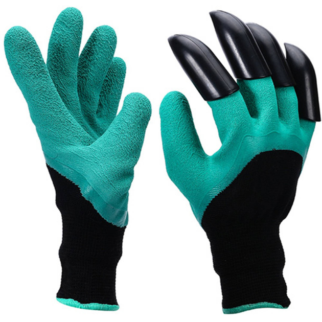 Садовые перчатки Garden Gloves с пластиковыми наконечниками - изображение 8